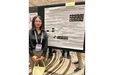 MCL member Ganning Zhao presented in the SPIE DCS conference